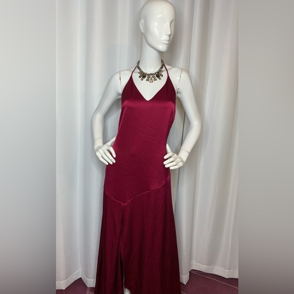 Halston Heritage Slip Dress in Mauve - Picture 3 of 13